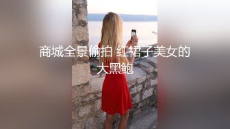 商城全景偷拍 红裙子美女的大黑鲍